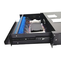 Kabinet ODF Serat Optik 12 Core SC/FC/ST/LC Outdoor 24 Port Patch Panel Kotak Terminasi Distribusi Serat