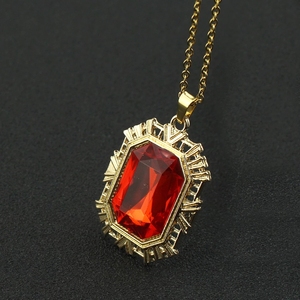 Collana Ruby di Sandman, Cosplay del Re dei Sogni, Ciondolo con Pietra Rossa di Morpheus, Gioielli Vintage, Accessori per Costumi, Regalo per Fan - Product Image 5
