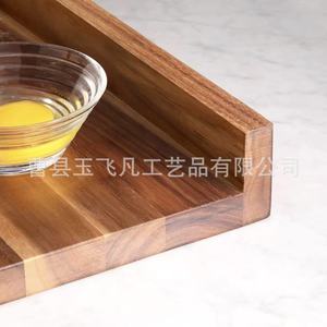 Tabla de amasar de madera de acacia 76x60.5x6cm, tabla de repostería de madera maciza para uso en la cocina - Product Image 4