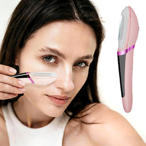Dermaplaning sonique portable pour femmes, rasoir dermaplaning rechargeable avec technologie LED Light Edge, tondeuse à sourcils - Product Image 1