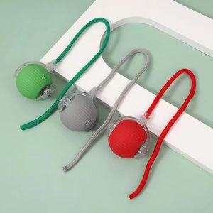 Juguete de Silicona Suave y Sostenible <span class=keywords><strong>para</strong></span> Gatitos, con Plumas Naturales, Resistente, <span class=keywords><strong>para</strong></span> Interiores, Juego de Pelotas de Persecución Instintiva - Product Image 1