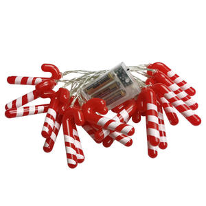 Forme de béquille de Noël guirlande lumineuse fête de bonbons arbre de Noël lampes suspendues atmosphère festive éclairage LED - Product Image 1