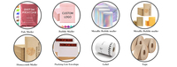 Petites enveloppes rembourrées Sac postal d'expédition Sac de colis imprimé personnalisé Sacs d'affranchissement en plastique Enveloppes à bulles roses avec logo