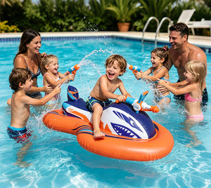 <span class=keywords><strong>Nerf</strong></span> Super Soaker Stormforce, Bote Inflable con Pistola <span class=keywords><strong>de</strong></span> <span class=keywords><strong>Agua</strong></span> Integrada, Kayak Flotante para Niños, Diversión Acuática <span class=keywords><strong>de</strong></span> Verano - Product Image 5