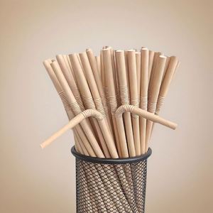 หลอดดูดน้ำกระดาษย่อยสลายได้เกรดอาหาร ห่อแยกชิ้น สำหรับร้านกาแฟ ชานม คาเฟ่ น้ำผลไม้ - Product Image 5