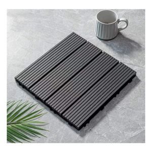 SHENGCHENG - Baldosas de Madera Compuesta para Terraza, Balcón y Jardín, Fáciles de Instalar, de Alta Calidad, Encajables, para Patio, DIY - Product Image 1