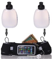 Bouteilles d'eau sans BPA de 10 oz pour le fonctionnement Compatibilité totale avec la plupart des courroies de carburant en cours d'exécution et des Fanny Packs sur le marché