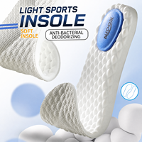 Semelles de sport améliorées avec coussinets de talon Zoom, légères, souples, élastiques, antibactériennes, désodorisantes, absorbant la transpiration, anti-choc en PU