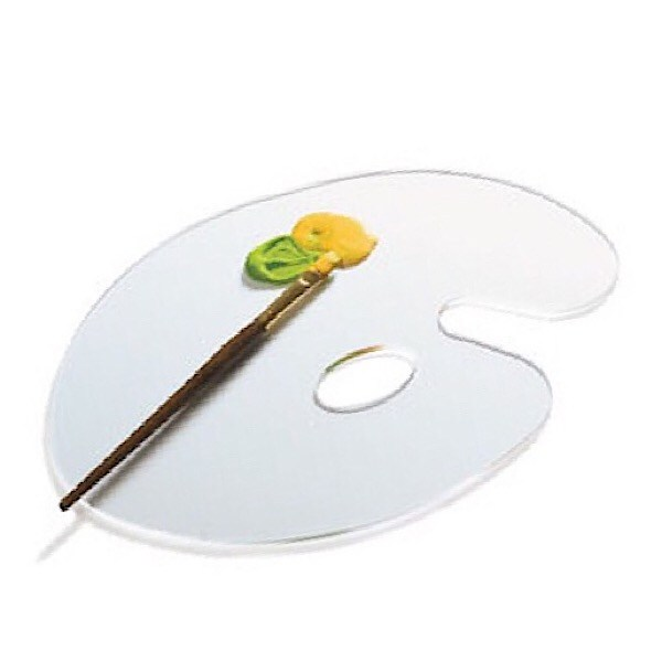 Горячая Распродажа, индивидуальный дизайн, высококачественная прозрачная акриловая палитра для Смешивания Краски