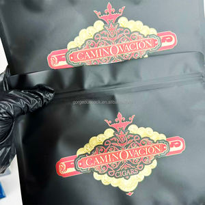 Tubos de plástico a prueba de olores con cierre hermético de 3 lados personalizados, bolsa con cierre hermético personalizada para tabaco y cigarros, empaque para fumar - Product Image 2