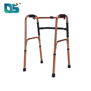 Roda depan baja tahan karat alat bantu jalan, rak H ganda perawatan permukaan perak cerah, alat bantu jalan tahan lama - Product Image 5