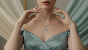 Colgante de Estrella Judía con Diseño Entrelazado en Oro de 14K y Diamantes Naturales |   Estrella de David Diamante |   Colgante Minimalista de Oro con Diamantes - Product Image 5