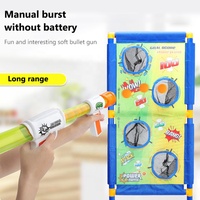 Pistolet en plastique pour enfants, jeu d'extérieur amusant, pistolet à Air doux