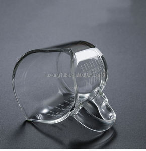 कॉफी और चाय के सामान 100 मिलीलीटर ग्लास मापने वाले कप और कॉफी निर्माता/कुकर के लिए स्केल - Product Image 4