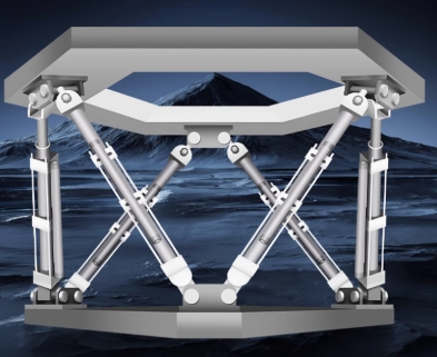 Movimiento 6DOF que compite con el simulador