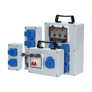 Heavy Duty 6-Gang IP65 Distribution Box 290x210x100mm with 3x 10A Sockets and 6x 32A Leakage Protection Modules - Product Image 6