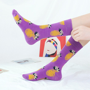Chaussettes <span class=keywords><strong>de</strong></span> sport en coton personnalisées avec logo, design original, colorées, amusantes, à motifs alimentaires, fantaisie, graphiques, longues, originales, cadeaux uniques - Product Image 4