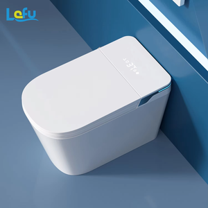 Salle de bain <span class=keywords><strong>Wc</strong></span> intelligent au sol <span class=keywords><strong>Wc</strong></span> Sanitaire Water Closet Auto Open Flush Siphonic Automatic Toilet Bowl - Product Image 2