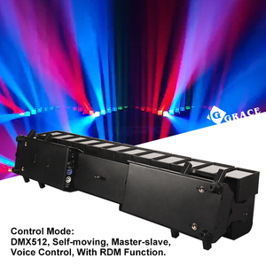 Igracelite Nuevo modelo 12*60W Barra de luz con cabezal móvil Efecto RGBW Barra LED Luz con cabezal móvil Iluminación de haz de onda 4 en 1 - Product Image 4