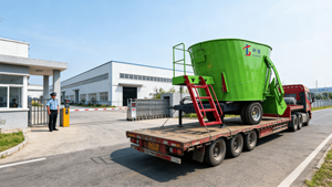 Nouveau mélangeur d'aliments TMR remorquable avec convoyeur à décharge hydraulique, capacité de 5 tonnes/heure, en alliage, hauteur réglable pour l'alimentation du bétail - Product Image 6