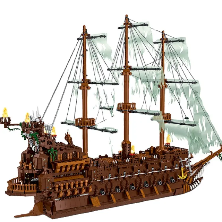 New Arrival MORK 031013 The Flying Dutchman building blocks DIY toys compatible with all legoing toys for kids