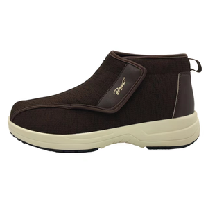 JDS Chaussures orthopédiques larges pour soins des pieds de haute qualité, respirantes et confortables, chaussures rembourrées pour hommes, chaussures pour diabétiques d'hôpital d'hôtel - Product Image 6