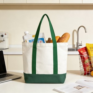 Eco Friendly Totebag <b>Canvas</b> Custom Logo High Quality Recycled Cotton <b>Canvas</b> <b>Tote</b> Bag Custom Size For Shopping Grocery - Product Image 2