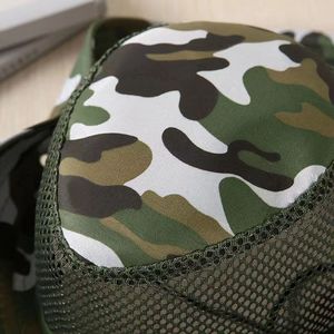 หมวกกันแดดปีกกว้างสำหรับผู้ชาย ผ้าตาข่าย ปรับได้ พับเก็บได้ ป้องกันรังสียูวี เหมาะสำหรับกิจกรรมกลางแจ้ง ตกปลา ทำงาน ลายพิมพ์แบบรีดร้อนเคลือบ - Product Image 4