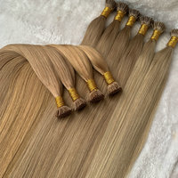 Livraison rapide Pré-collé I/U/K Tip Cheveux Double Dessiné I Tip Extensions de Cheveux Humains Remy Cheveux Bruts
