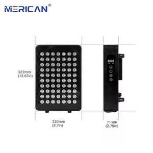 Dispositivo de terapia de luz LED infrarroja cercana roja para uso doméstico, lámpara de Panel de escritorio para aliviar el dolor corporal - Product Image 4
