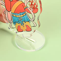 Nouvelle Décoration de Bureau Promotionnelle Personnalisée en Acrylique Transparent Écologique avec Motif Nautique de Dessin Animé pour Halloween, Vente en Gros