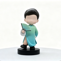 Figurine articulée personnalisée OEM, nouveau style chinois, mini boîte mystère, figurine en PVC, décoration orientale, jouet de collection personnalisé, vente en gros