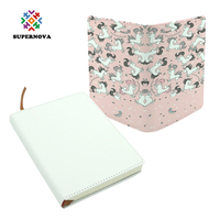 Carnets en cuir Pu blanc pour agenda, agenda, impression personnalisée