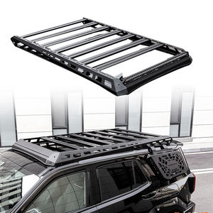 Portaequipajes <span class=keywords><strong>de</strong></span> <span class=keywords><strong>Techo</strong></span> Ajustable Negro para SUV y Todoterreno, Bacas para Coche, Soporte <span class=keywords><strong>de</strong></span> Carga, Accesorios 4x4 - Product Image 1