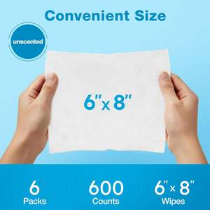 Lingettes nettoyantes bio personnalisées grand format pour chiots (oreilles, yeux, visage) et lingettes blanchissantes pour doigts et dents d'animaux de compagnie - Product Image 4