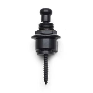 गिटार बास स्ट्रैप लॉक स्किडप्रूफ स्ट्रैपलॉक पिन गिटार स्ट्रैप बटन पिन धातु अंत काले - Product Image 3