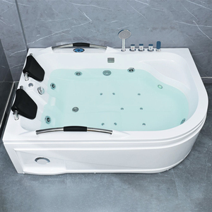 Mandrex Vasca Idromassaggio di Lusso per 2 Persone, Bianca, in Acrilico, Rettangolare, Trasparente, da Interno, Portatile, 1,8m, con Sistema di Drenaggio - Product Image 2