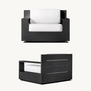 Set Divano da <span class=keywords><strong>Esterno</strong></span> in Alluminio per Parco e Fattoria - Design Moderno, Antiruggine e Impermeabile - <span class=keywords><strong>Arredamento</strong></span> da <span class=keywords><strong>Esterno</strong></span> - Product Image 4