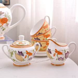 Juego de Té y Café de Cerámica de Lujo Nórdico, 15 Piezas, para 6 Personas, Promocional y Nuevo - Product Image 6