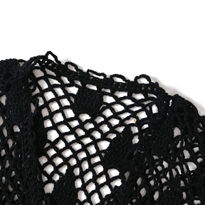 Amzn AE fb eb tiktok <span class=keywords><strong>Shein</strong></span> femme Frangée <span class=keywords><strong>Cardigan</strong></span> Boho Crochet <span class=keywords><strong>Cardigan</strong></span> Demi-longueur Manches Tricot <span class=keywords><strong>Cardigan</strong></span> gland. - Product Image 3