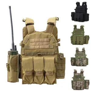 Guarda De Segurança Multi Bolso Respirável Ao Ar Livre Corpo Cobertura Completa Protetora Respirável Tactical Combat Outdoor Vest Traje