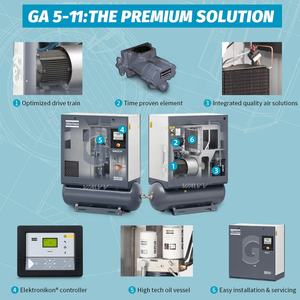 Compresseur d'air triphasé Ge5 FF TM Atlas Copco <span class=keywords><strong>G5</strong></span> 5,5 kW 60 Hz 50 Hz - Product Image 6