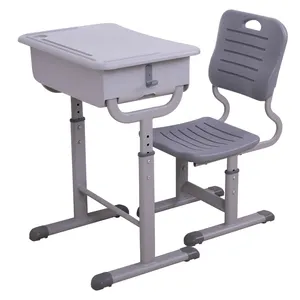 Student Desk Primary School Table And Chairs Set Adjustable Height Turkey School Desk For Students