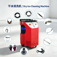 Machine de nettoyage industrielle mobile à glace sèche, machine de nettoyage intelligente à glace sèche, souffleurs de glace sèche fournis par l'usine
