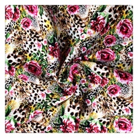 Tissu imprimé en popeline 100 % coton, motifs floraux, vente en gros directe usine chinoise, services OEM/ODM personnalisés pour chemises et projets DIY de jouets