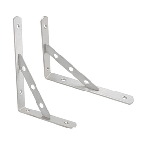 Đồ Nội Thất Bằng Thép Không Gỉ Hình Chữ L Kết Nối Gỗ Bàn Hỗ Trợ Nổi Giá Đỡ Kim Loại - Product Image 1