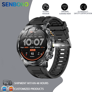 Reloj Inteligente SENBONO AK87 con Correa de Silicona de 1.7 Pulgadas, Calendario, Recordatorio de Sedentarismo, Alarma, Resistente al Agua IP68, Pantalla HD - Product Image 6