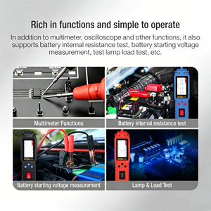 Testeur <span class=keywords><strong>de</strong></span> circuit automobile P200 électrique pour la continuité, la tension, la lampe, la lumière, analyseur <span class=keywords><strong>de</strong></span> tension <span class=keywords><strong>de</strong></span> ligne intelligent 2M - Product Image 4