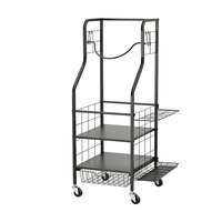 Support de rangement pour sacs de golf WIREKING, grand porte-clubs, étagères pour accessoires, support de rangement pour balles, pour garage