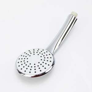 Handheld <b>Shower</b> Head Round Pressurized Water Output Durable Portable For Home Use - Product Image 3